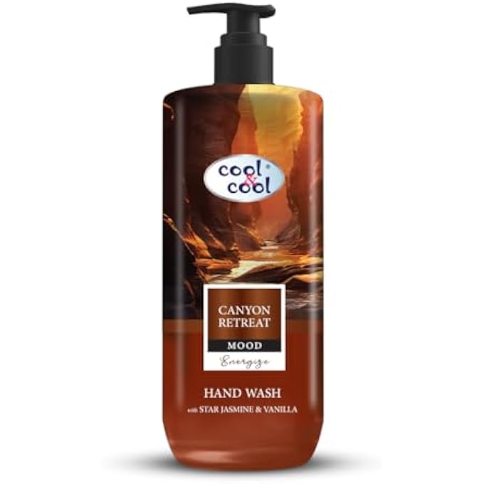 Cool & Cool CANYON RETREAT HAND WASH 500ML  STAR JASMINE & VANILLA,ENERGIZING & NOURISHING HAND CLEANSER - Image 1